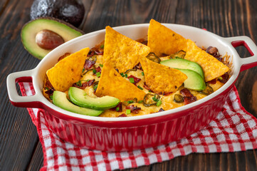 Dish of Jalapeno popper dip