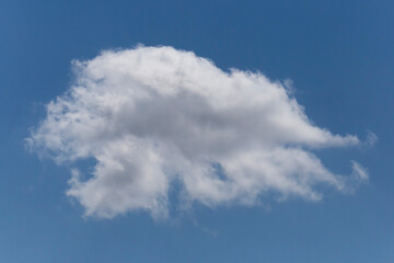 white cloud in a blue sky