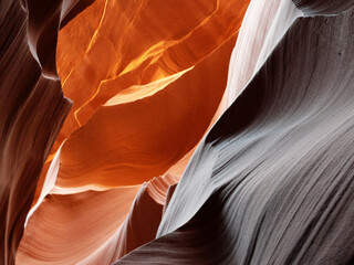 Grand Canyon wunderschöne weiche Wellen aus Sand und Gestein mit grafischen linien in der Wüste Bibel biblisch