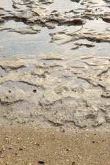 sand and water