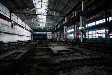 hangar plant for the creation of concrete structures