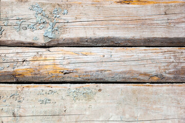 Old wood texture with natural patterns, and remnants of old cement.
