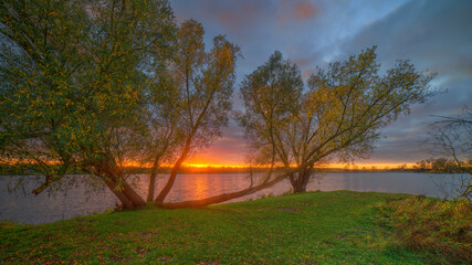 Sonnenuntergang am Gartower See