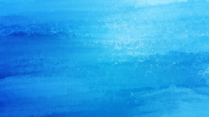 青の手描きの水彩背景素材