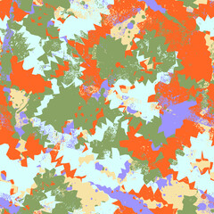 Fototapeta na wymiar urban unique seamless abstract colorful pattern for prints, texture, textile
