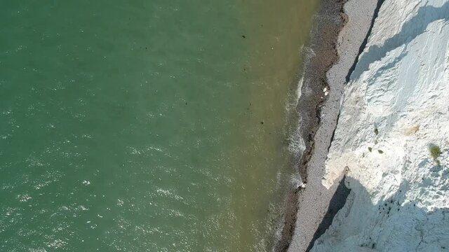 White Cliffs of Dover Overhead Shore