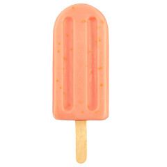 Guava fruit popsicle isolated white background