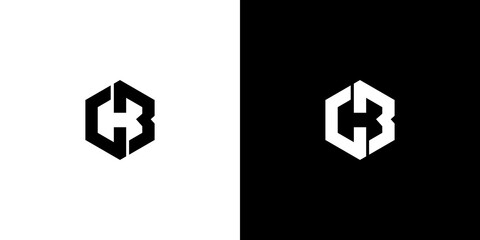 Letter cb Icon Vector Logo Template