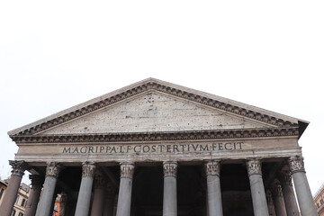 Obraz premium roman latin ruin wrack building