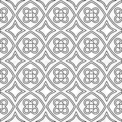 Geometric vector pattern with Black and white colors. abstract ornament for wallpapers and backgrounds.