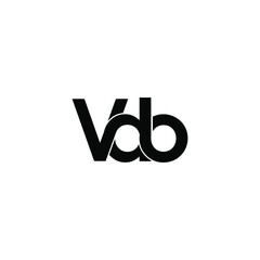 vdo letter original monogram logo design