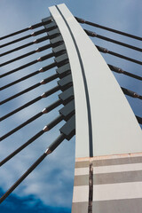 upper part of the bridge seen from below