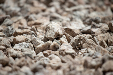 stones in and out of focus