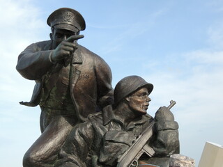 Utah Beach, Francia. Una de las playas del desembarco de Normandía. 