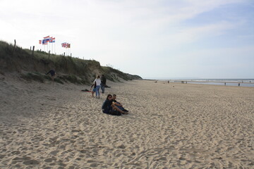 Utah Beach, Francia. Una de las playas del desembarco de Normandía. 