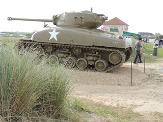 Fototapeta premium Utah Beach, Francia. Una de las playas del desembarco de Normandía. 
