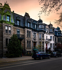 Victorian house in Montreal's Mont-Royale plateau.