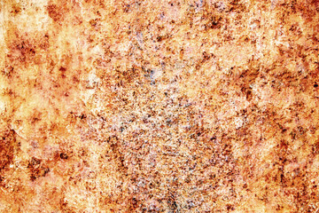 Rusty metal texture. Corrosion background. White peeling paint. Grunge rust on metal. Cracked paint pattern. Corroded iron surface. Grainy metal texture. Scratched iron surface. Rusty noise background