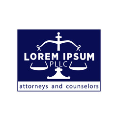 Illustration Vector graphic of law firm logo design