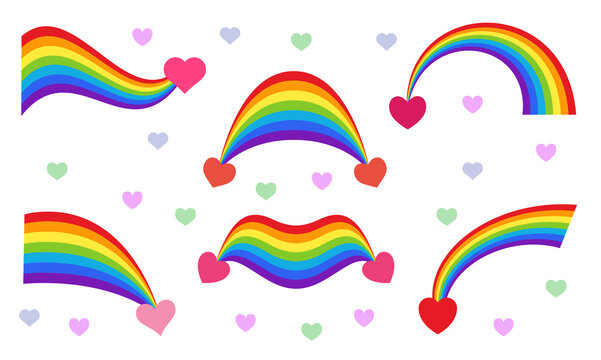 Download 1 214 Best Half Rainbow Vector Images Stock Photos Vectors Adobe Stock
