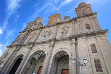 Fototapeta na wymiar Cathedral of Santa Ana in Gran Canaria