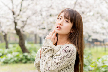 Naklejka premium 美しい日本女性