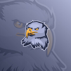 Eagle Mascot Logo for Streaming Gaming 