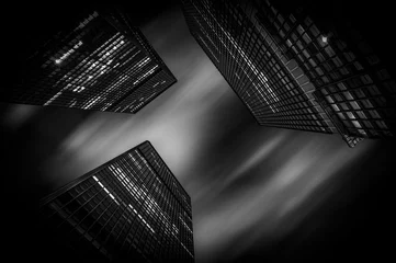 Photo sur Plexiglas Noir et blanc Expositions longues d& 39 art noir et blanc de Toronto