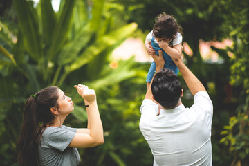 father's day concept, father and child son family living with love together at home, happy day childhood in fathers day lifestyle concept of fatherhood in holiday