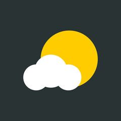 sun and cloud