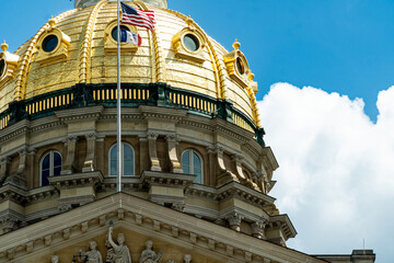 Iowa State Capitol Building - Des Moines, Iowa, USA