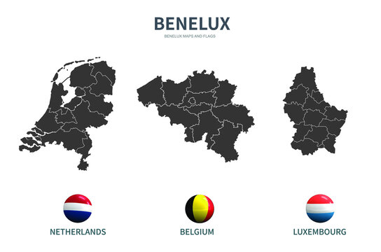 BENELUX union map. belgium, netherlands, luxembourg map.