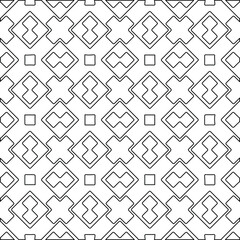 Geometric vector pattern with Black and white colors. abstract ornament for wallpapers and backgrounds.