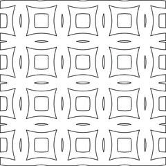 Geometric vector pattern with Black and white colors. abstract ornament for wallpapers and backgrounds.