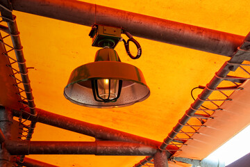 Lamp Under the Canvas Roof