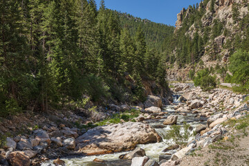 Obraz premium Big Thompson River and Canyon, Colorado