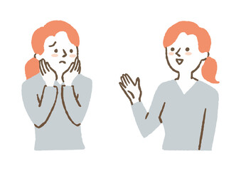 笑顔と困り顔08