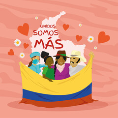 colombians together characters