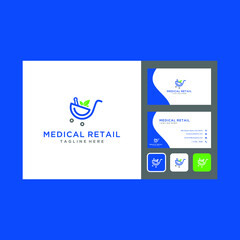 Logo for medicine retail company.