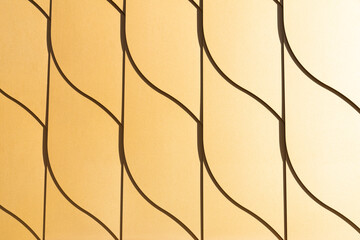 Golden metalic shining wall pattern