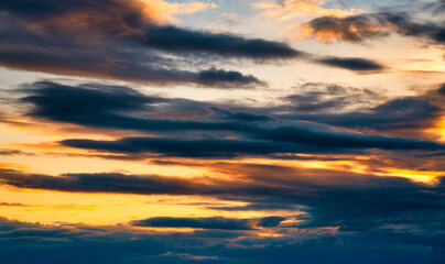 Fantastic sunset clouds, perfect for cloud replacement. 