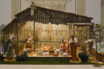 Nativity scene, manger scene, crib, crèche, Christmas