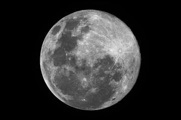 Supermoon, 99.8% illuminated, 15.2-day old Moon, full moon, super worm moon