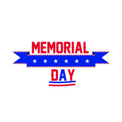 Memorial Day unique poster or banner design. Remember and Honor.Federal holiday greeting card.National american holiday unique vector illustration with USA flag