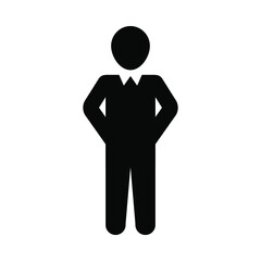 Man icon vector graphic illustration
