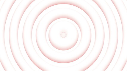Abstract pink circles with soft dymanic shadow. 3d clean embossed background. Pure basic animated cover for business presentation. Universal elegant minimal loop.