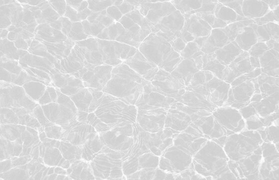 Water surface texture. Rippled blurred texture of water in white color

