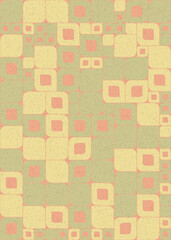 Abstract Geometric Pattern generative computational art illustration