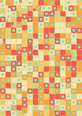Abstract Geometric Pattern generative computational art illustration