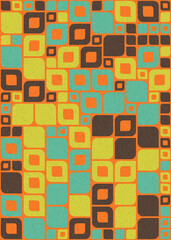 Abstract Geometric Pattern generative computational art illustration